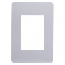 Placa 4x2 3 MÓdulos Gamma Silver Orion Schneider Placa 4x2 3 MÓdulos Gamma Silver Orion Schneider