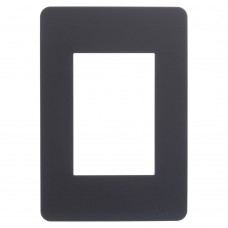 Placa 4x2 3 MÓdulos Stellar Black Orion Schneider Placa 4x2 3 MÓdulos Stellar Black Orion Schneider