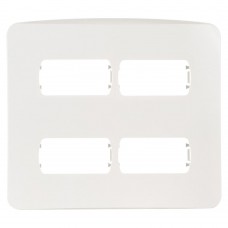 Placa 4x4 4 Postos Com Suporte Miluz Schneider