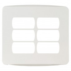 Placa 4x4 6 MÓdulos Com Suporte Miluz Schneider