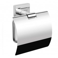 Porta Papel Higiênico Cromado Com Tampa R-line Alterna Porta Papel Higiênico Cromado Com Tampa R-line Alterna