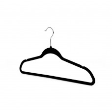 Jogo De Cabides Para Roupas De Poliéster 10 Peças Preto Coisas E Coisinhas