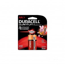 Pilha Alcalina Aa Quantum Com 2 Unidades Duracell