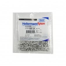 Identificador Para Cabos  Hellermanntyton 5 Números 100 Unidades Cinza