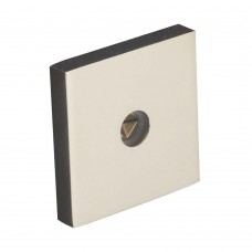 Trava De Segurança Quadrada Simples Milano Cromo Acetinado Pado