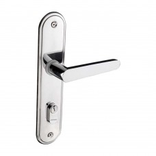 Fechadura Externa De Aço Zamac Concept 402 Com Espelho Cromada Pado