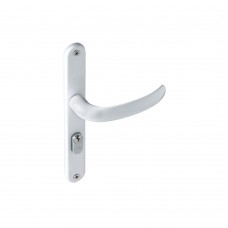 Fechadura Externa De Aço Zamac Concept Com Espelho Branca Pado