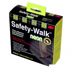 Fita Antiderrapante  50mmx5 M Safety-walk Neon E Preto  3m