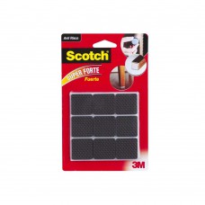 Feltro Antideslizante Quadrado Grande 9 Unidades Preto 3m Feltro Antideslizante Quadrado Grande 9 Unidades Preto 3m