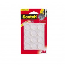 Protetor Anti-impacto Redondo Extra Grande 12 Unidades Marrom 3m Scotch