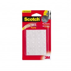 Protetor Anti-impacto Redondo Mini 28 Unidades Transparente 3m Scotch®