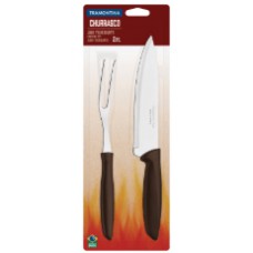 Jogo Trinchante Inox 2 Pçs Plenus Marrom Tramontina Jogo Trinchante Inox 2 Pçs Plenus Marrom Tramontina