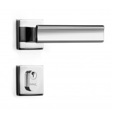 Fechadura Externa Bambino Mz640 Cromada Máquina De 40mm Papaiz