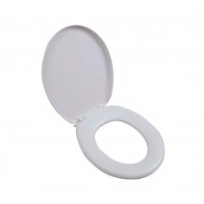 Assento Sanitário Almofadado Oval Bege 5 Astra