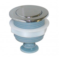 Botão De Tampa Para Caixa Descarga Acoplada Cromado Astra