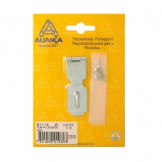 Porta Cadeado 89mm Zincado Aliança Porta Cadeado 89mm Zincado Aliança