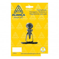 Prendedor De Porta Para Rodapé 86151/1 Aço Zamac Aliança
