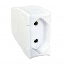 Plugue Prolongador Bipolar 20a Branco Pial Plugue Prolongador Bipolar 20a Branco Pial
