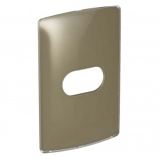 Placa 4x2 Posto Horizontal Malt Gloss Nereya Pial Placa 4x2 Posto Horizontal Malt Gloss Nereya Pial