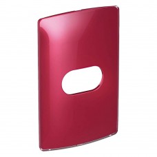 Placa 4x2 Posto Horizontal Cherry Gloss Nereya Pial Placa 4x2 Posto Horizontal Cherry Gloss Nereya Pial