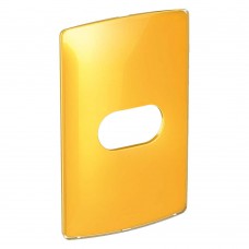 Placa 4x2 Posto Horizontal Tangerine Gloss Nereya Pial Placa 4x2 Posto Horizontal Tangerine Gloss Nereya Pial