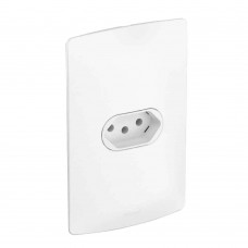 Conjunto Montado De Tomada 4x2 10a Branca Nereya Pial