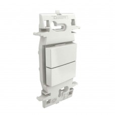 Interruptor Duplo Paralelo Branco Zuli Lorenzetti