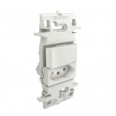 Interruptor Simples Com Tomada 10a Branco Zuli Lorenzetti Interruptor Simples Com Tomada 10a Branco Zuli Lorenzetti