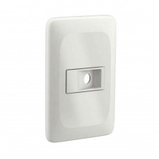 Placa 4x2 Para Saída De Fio 1 Posto Branco Horizontal Zuli Lorenzetti Placa 4x2 Para Saída De Fio 1 Posto Branco Horizontal Zuli Lorenzetti