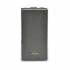 Módulo Interruptor Simples Arteor Magnésio Com Led 582601b Pial Módulo Interruptor Simples Arteor Magnésio Com Led 582601b Pial