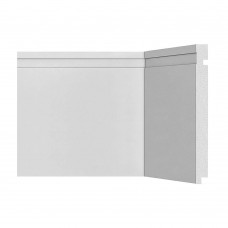 Rodapé 20cm 2,4 Metros Por Caixa 505 Branco Santa Luzia