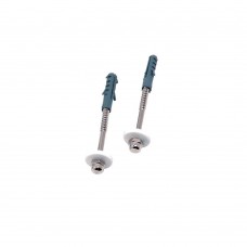 Parafuso Para Vaso E Coluna Para Lavatório Com Bucha 8 Cromado Esteves