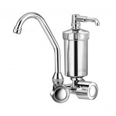 Torneira Para Cozinha De Parede Com Filtro 1/4 De Volta C40 Cromada Esteves