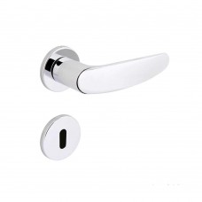 Fechadura Interna Em Aço Inox E Zamac Verona Polo Z 18x6,15cm Cromada Arouca