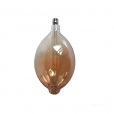 Lâmpada De Filamento De Led Balão E27 8w Bivolt 2500k Amarela Trop