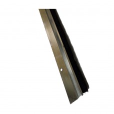 Veda Fresta Para Porta 90cm Escova Anodizado Incolor Reisam