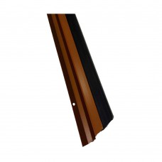 Veda Fresta Para Porta 80cm Borracha Epox Marrom Reisam