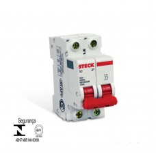 Disjuntor Bipolar 10a Curva C Steck