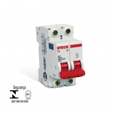 Disjuntor Bipolar 16a Curva C Steck