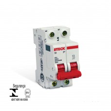 Disjuntor Bipolar 63a Curva C Steck