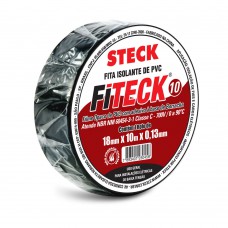 Fita Isolante 13mmx20m Fiteck Preta Steck