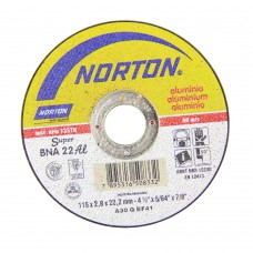 Disco De Corte Para Alumínio 180x22,2x2mm Bna22 Norton
