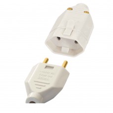 Plugue Bipolar Macho E Tomada Fêmea 10a 250v Cinza Fame Plugue Bipolar Macho E Tomada Fêmea 10a 250v Cinza Fame