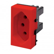 Tomada 20a 250v Vermelha Modulare Fame Tomada 20a 250v Vermelha Modulare Fame