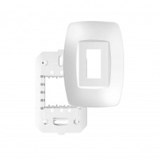 Placa 4x2 1 Posto Com Suporte Vertical Elegance Fame