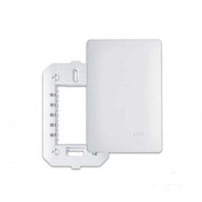 Placa Com Suporte 4x2 Cega Habitat Branca Fame