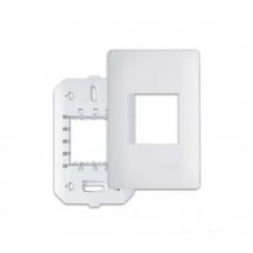 Placa Com Suporte 4x2 2 Módulos Habitat Branca Fame Placa Com Suporte 4x2 2 Módulos Habitat Branca Fame