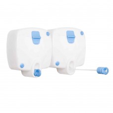 Varal Automático Rotoflex 2 Módulos De Polipropileno Branco Secalux Varal Automático Rotoflex 2 Módulos De Polipropileno Branco Secalux