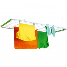 Varal Para Teto Mônaco De Aço 140x56cm Branco Secalux Varal Para Teto Mônaco De Aço 140x56cm Branco Secalux