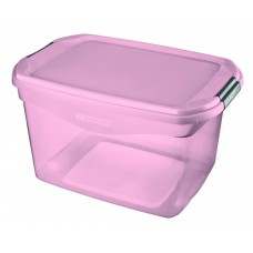 Caixa Organizadora Flex 29 Litros Rosa Sanremo